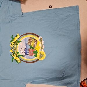 Take A Stand Against Child Abuse T-shirt Blue Size XL (A-25)